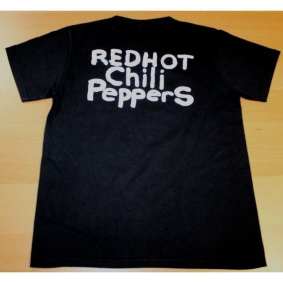 Concert Red Hot Chilli Peppers Shirt Mens M Medium Black Graphic Band Music Rock - Picture 4 of 5